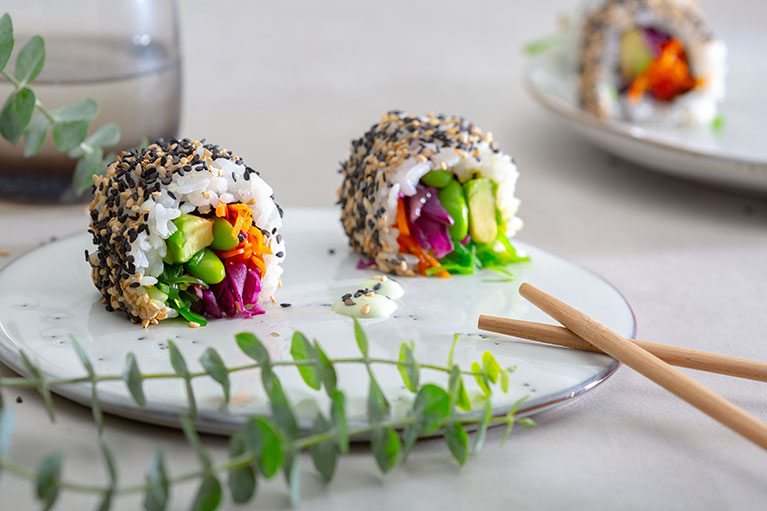 Veganes und Vegetarisches Sushi